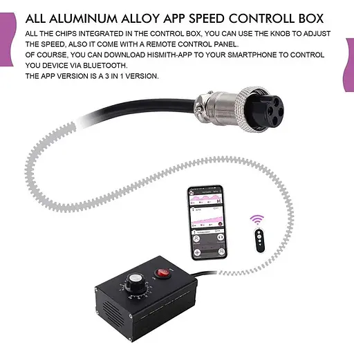 Смарт секс-машина Hismith AK-01-Black Sex Machine APP - фото 6