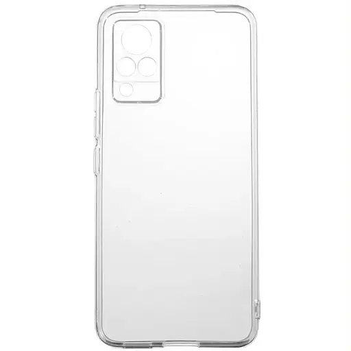 TPU чехол Epik Transparent 1.5 mm Full Camera для Vivo V21 Бесцветный прозрачный - фото 2