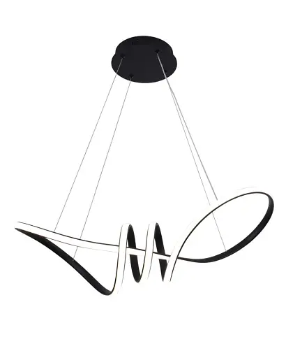 Подвесной светильник, люстра Goldlux 331847 Flavia XL LED 1x44W 4000K 5300Lm IP20 черный - фото 3