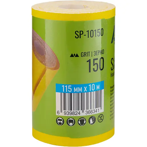 Наждачний папір Alloid Building Tools на паперовій основі 115мм х 10м зерно 150 (SP-10150) - фото 4