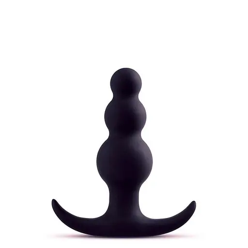 Анальна пробка Blush Anal Adventures Platinum 7.6 см чорна - фото 2