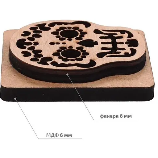 Штамп для вибійки Rosa Talent №4 Halloween 5.5x4.5см - фото 2