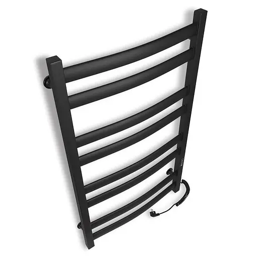 Електрична рушникосушарка Laris Зебра Атлант ЧФЧ8 500x900 Е права R3 73207621, Чорний матовий, Праве, Електронний - фото 3