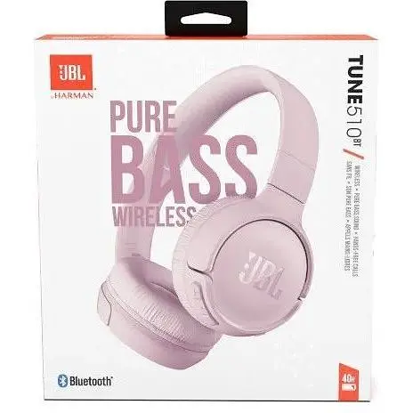 Навушники бездротові JBL Tune 510BT (JBLT510BTROSEU) повнорозмірні рожеві - фото 6