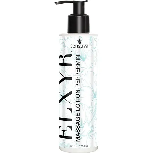 Лосьйон для масажу ніг та ступень Sensuva ELXYR Massage Lotion Peppermint (236 мл)