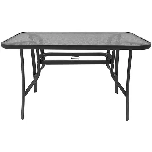 Стол садовый Kontrast Majorka black 120 x 70 x 70 см