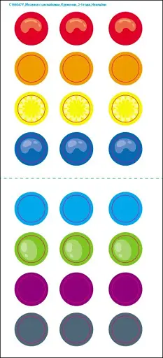 Мозаїка з наліпок. Кружечки. Для дітей від 2 років - фото 6