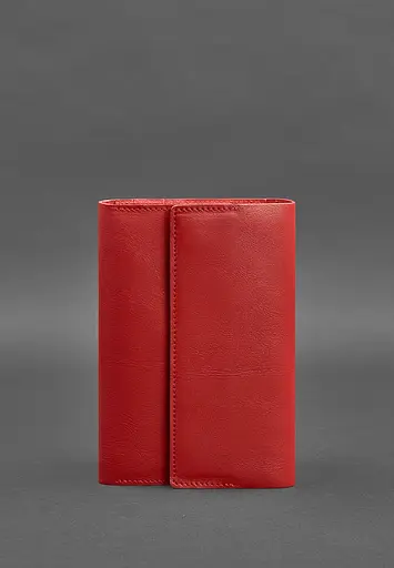 Шкіряний червоний блокнот (Софт-бук) 5.1 для жінок - фото 2