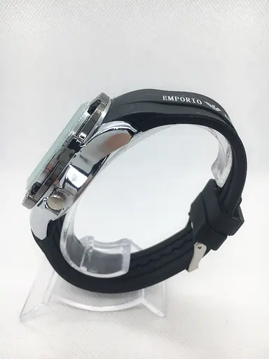 Наручний годинник чоловічий No Brand Emporio Armani Чорний (IBW553BS) - фото 3