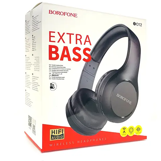 Блютуз Стерео Гарнитура Borofone BO12 Чёрный - фото 5
