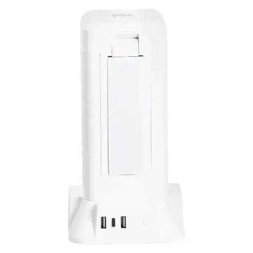 Сетевой фильтр-удлинитель Yiwu HP-5-5 TOWER B23 2,8 м 9 розеток 3USB + 1PD белый  - фото 9