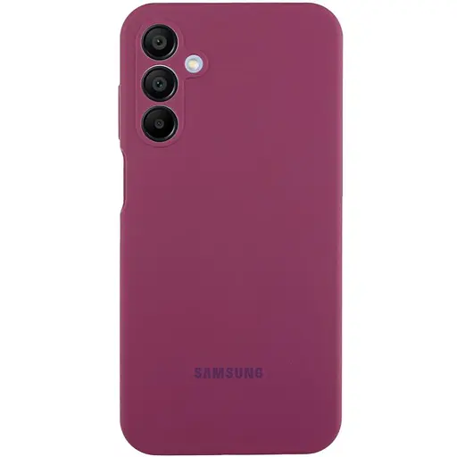 Чехол Lakshmi Silicone Cover Full Camera AAA with Logo для Samsung Galaxy A15 4G/5G/M15 5G Бордовый
