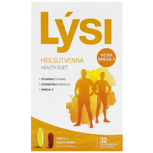Омега-3 Lysi Health duet комплекс с витаминами капсулы 1000 мг №64 3 упак. - фото 2