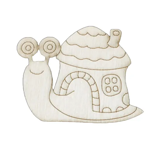 Набір дитячої творчості Розпис по дереву "Магніти-равлик та жабка" РД-013 - фото 3