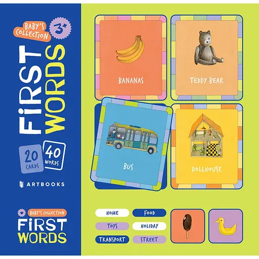 Flash cards Artbooks First words - фото 1