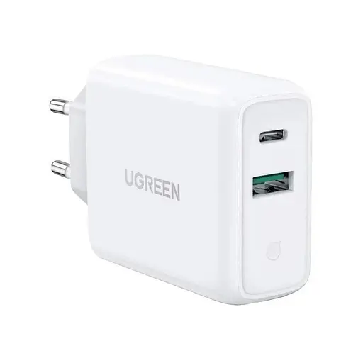 Зарядний пристрій UGREEN CD170 38W USB-C Wall Charger EU White UGR-60468