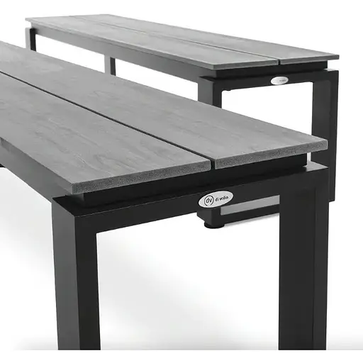 Садова лавка (на цвинтар) Di Volio Pisa 160см сірий - фото 2