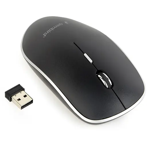 Мышь Gembird MUSW-4BS-01 Wireless Black (MUSW-4BS-01) - фото 2