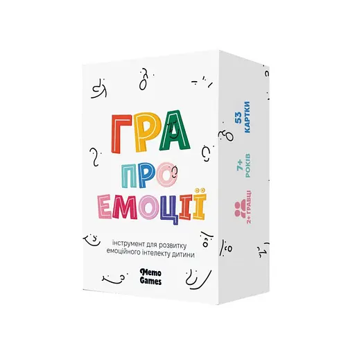 Настальна карткова гра "Емоції" Memo Games 0033MG 53 картки - фото 1
