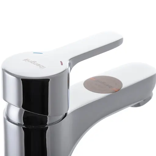 Змішувач для умивальника Ibergrif Square M11022 IB0022, Хром - фото 5