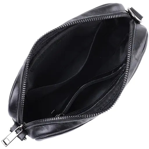 Классическая сумка кросс-боди Shvigel из гладкой натуральной кожи 21х13.5х5 см sum0027038 - фото 7