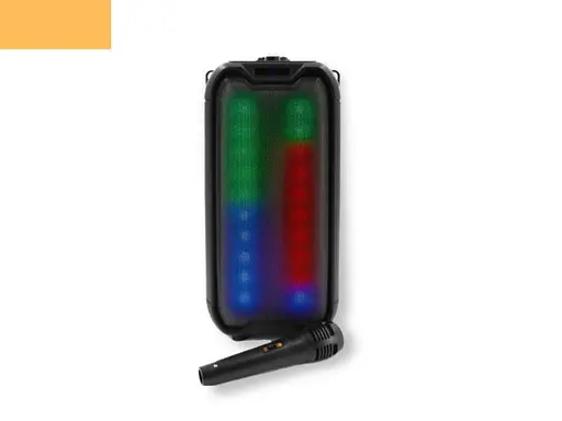 Потужна Bluetooth колонка ZQS-4235 з підсвічуванням та мікрофоном - фото 3