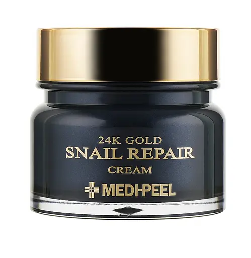 Крем для лица с коллоидным золотом и муцином улитки 24k Gold Snail Repair Cream Medi-Peel 50 мл - фото 1