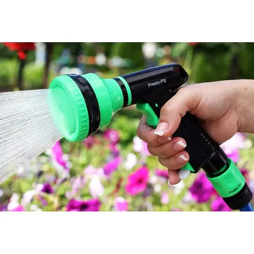 Пістолет для поливання пластиковий Presto-PS насадка на шланг (4443) - фото 5