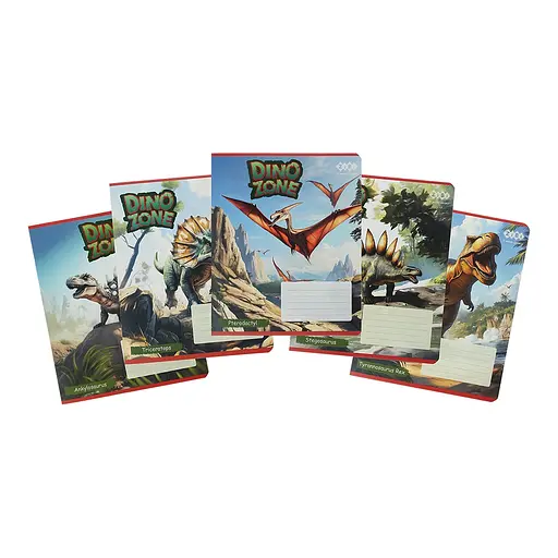 Тетради ученические 12 листов линия KIDS LINE DINO, 25 шт. в упаковке