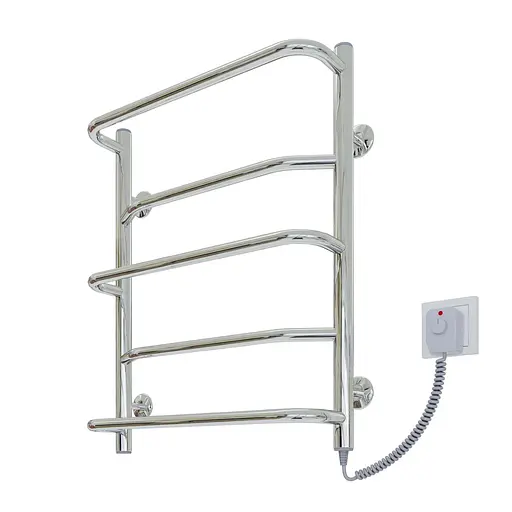 Електрична рушникосушарка Kosser Микс 600x530/5 ЕR рег. ДМ03ER, Хром, Праве - фото 1