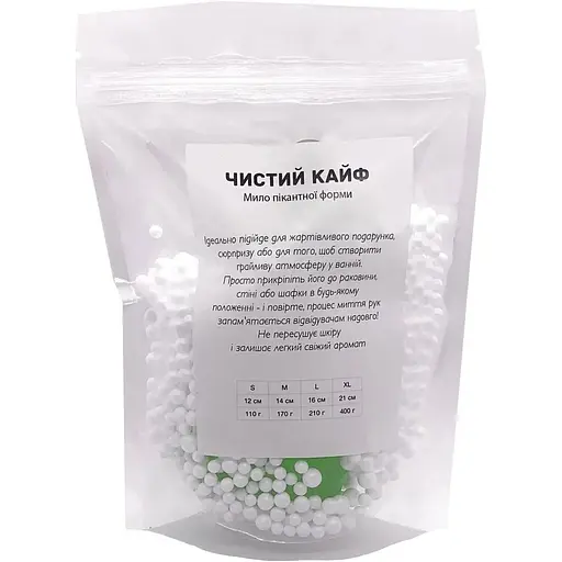 Крафтовое мыло-член с присоской Чистий Кайф Green Size S - фото 4