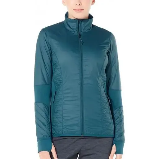Куртка Icebreaker Helix LS Zip Kingfisher/Jet Heather S (1052-103 427 404 S) - фото 3