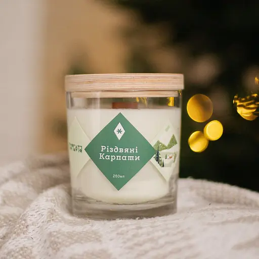 Різдвяні Карпати Мініатюри 130 мл Соєвий віск - фото 3