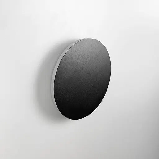 Бра у чорному корпусі Ø 15 см із теплим світлом Арт. W 20G-150 BK Line F - фото 3