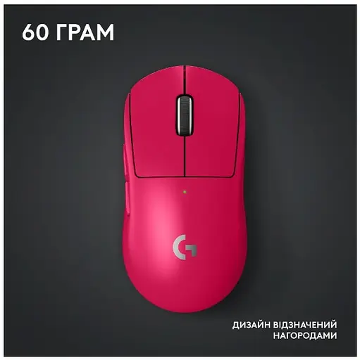 Мышь Logitech G PRO X SUPERLIGHT 2 LIGHTSPEED Gaming, Magenta (910-006797) - фото 6
