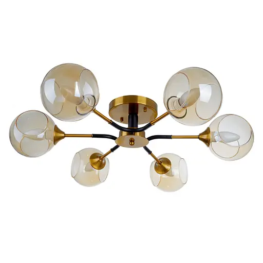 Люстра Brille молекула стельова E27 60W G (BL-968C/6)