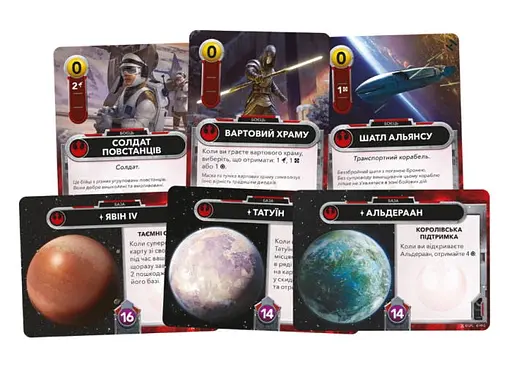 Настольная игра Geekach Games Звездные войны. Колодостроительная игра (Star Wars: The Deckbuilding Game) (укр.) (GKCH168SW) - фото 7