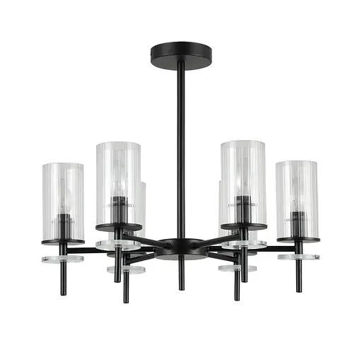 Люстра Ardero BL1760-1 CHICAGO під лампу чорний - фото 2