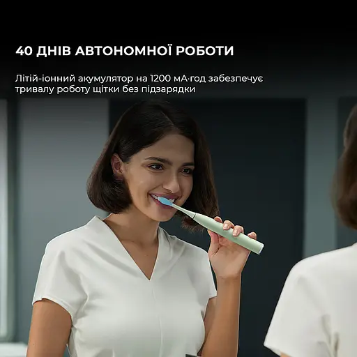 Електрична зубна щітка Oclean X Ultra 20 Electric Toothbrush Black - фото 6