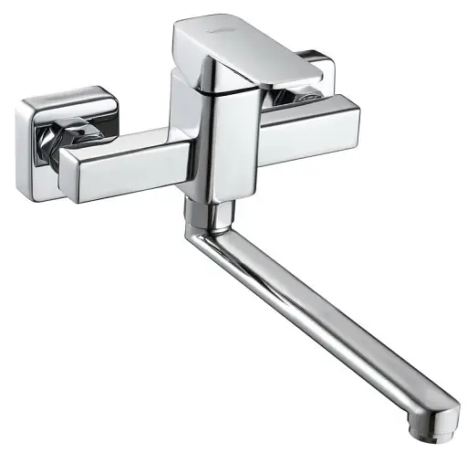 Смеситель для кухни Zegor LEB12-A123 настенный однорычажный Хром 30412 - фото 1