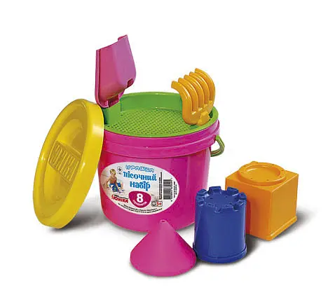 Песочный набор Юника, 8 предметов