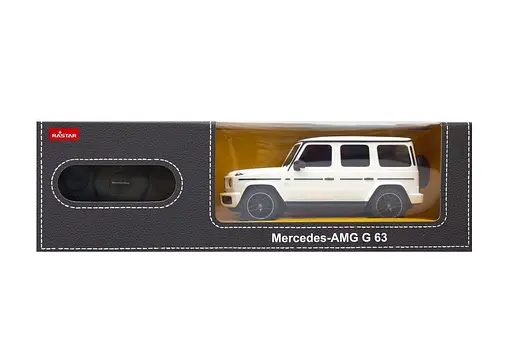 Машинка Rastar Mercedes-Benz G63 на управлінні 1:24 білий 95800 - фото 7