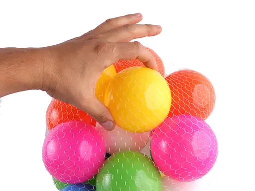 Кульки великі тверді, 80 мм, 30 шт. в сітці, МЗ, 09122 - фото 3