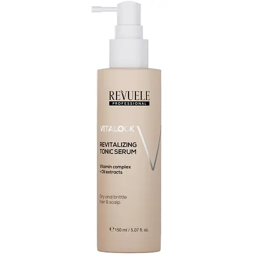 Сироватка для сухого ламкого волосся Revuele Hair Prof Vitalock Revitalizing тонізуюча незмивна 150 мл - фото 1