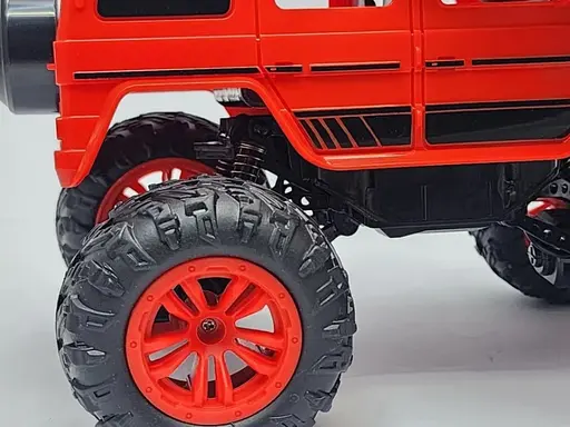 Джип на радиоуправлении SH091-509B аккумулятор масштаб 1:16 свет амортизаторы надувные колеса 22 см Красный - фото 5