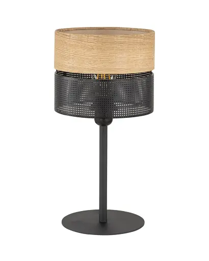 Настольная лампа TK Lighting 5124 Nicol E27 1x15W IP20 черная - фото 1