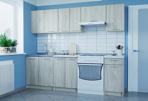 Кухня модульная MebelStar Nika 2,4 м Дуб сонома (MBS-1465)