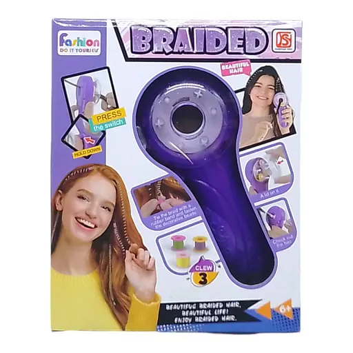 Набор для плетпния волос 911 на батарейках с аксессуарами, в коробке (6977043403348) - фото 1