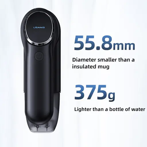 Портативний пилосос Usams US-ZB259 YAJ Series 4300Pa 4000mAh Black - фото 4