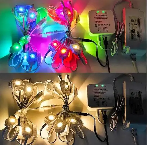 Розумний Smart rgbic світильник для фасадів будинків, довжина 30метрів, 72 led лампи - фото 5